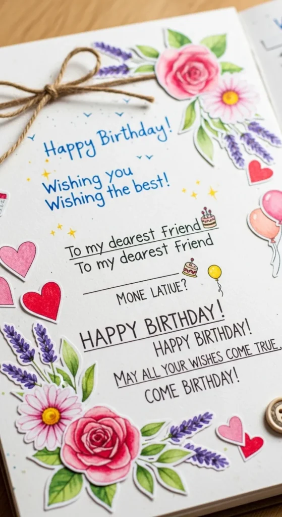 Handwritten Birthday Messages