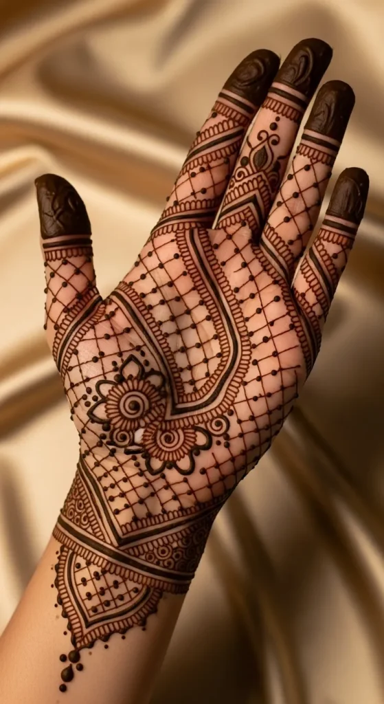  Henna Lace with Fine Dots