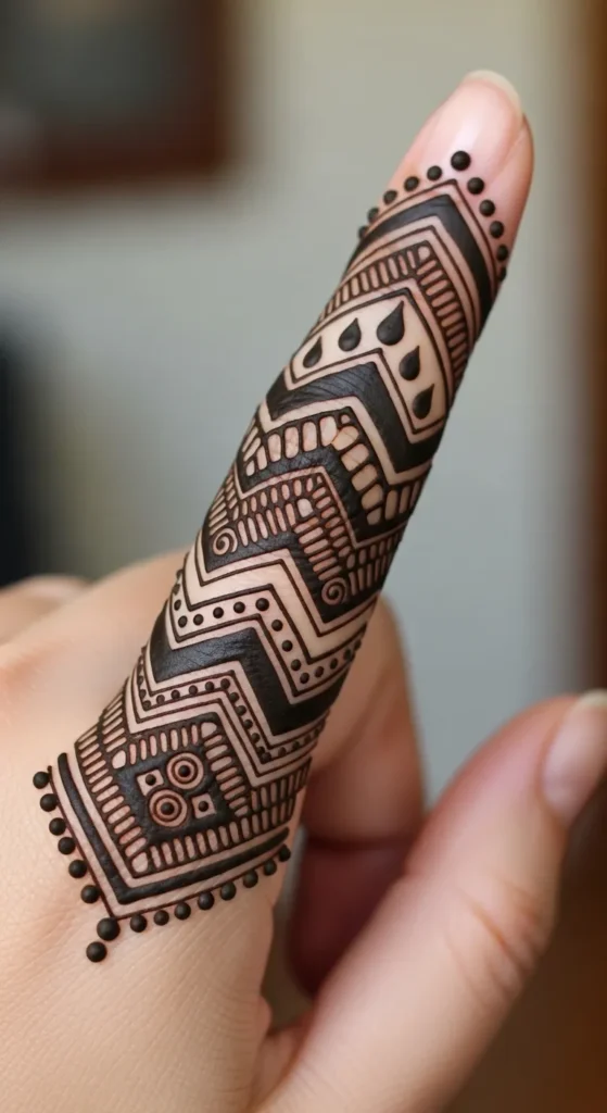  Intricate Zigzag Design