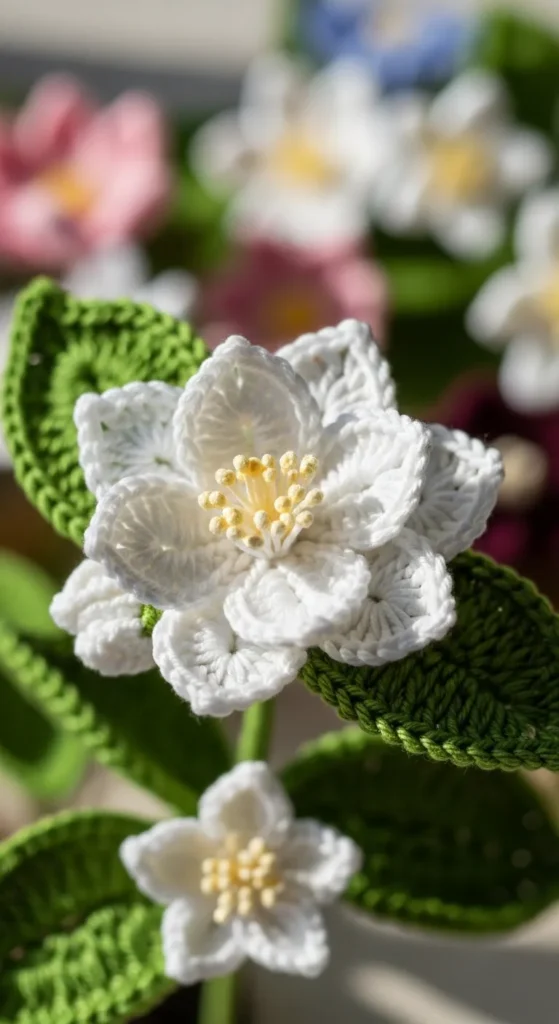 Jasmine Crochet Flower