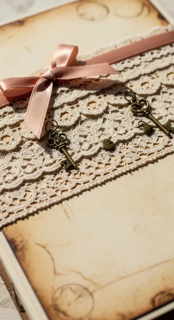 Lace and Ribbon Cover