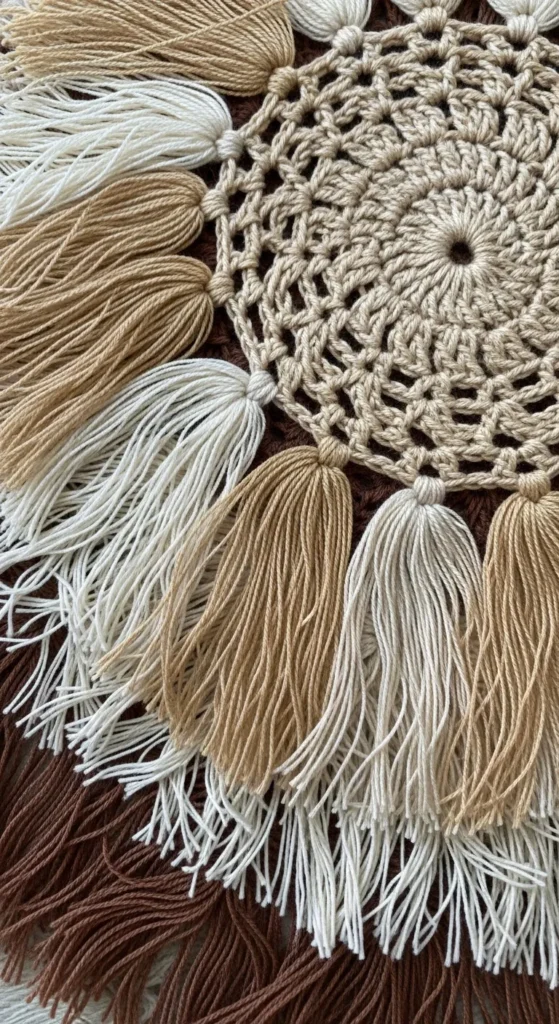 Layered Fringe and Circle Combo