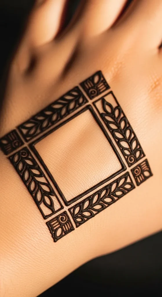 Leafy Diamond Frame