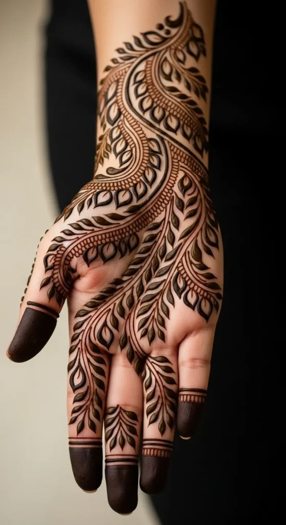 Leafy Palm Design