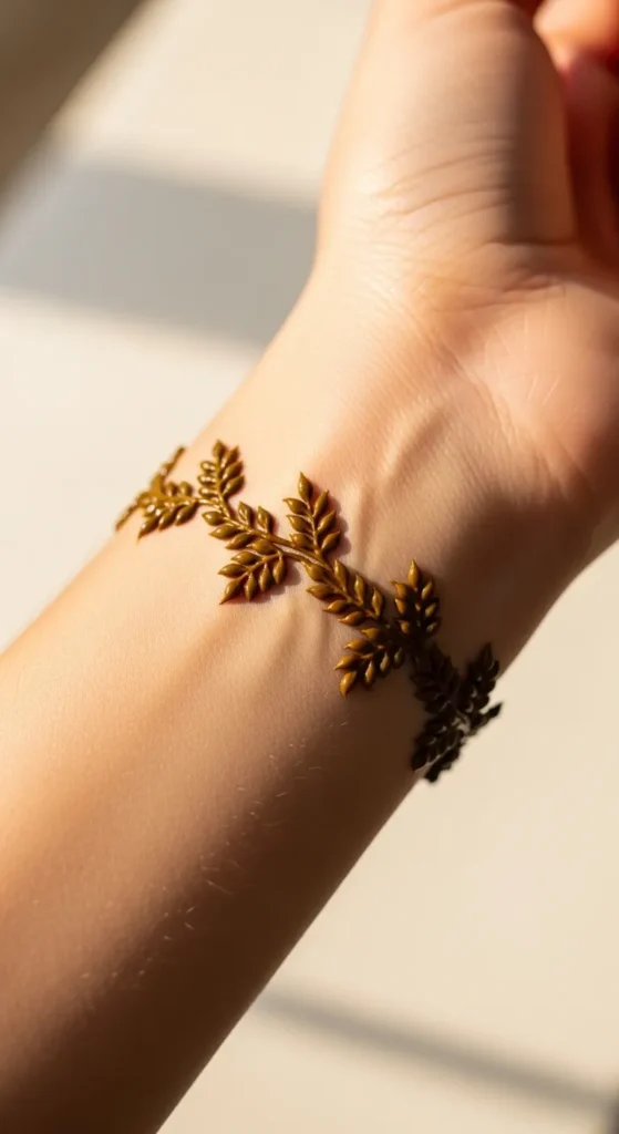 Leafy Wrist Design