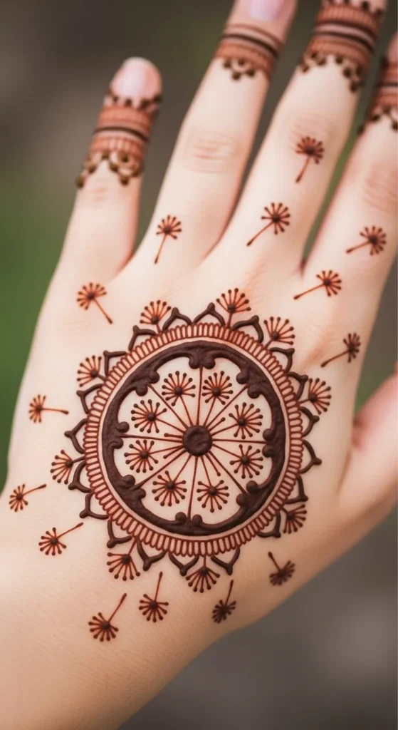 Mandala Dandelion Design