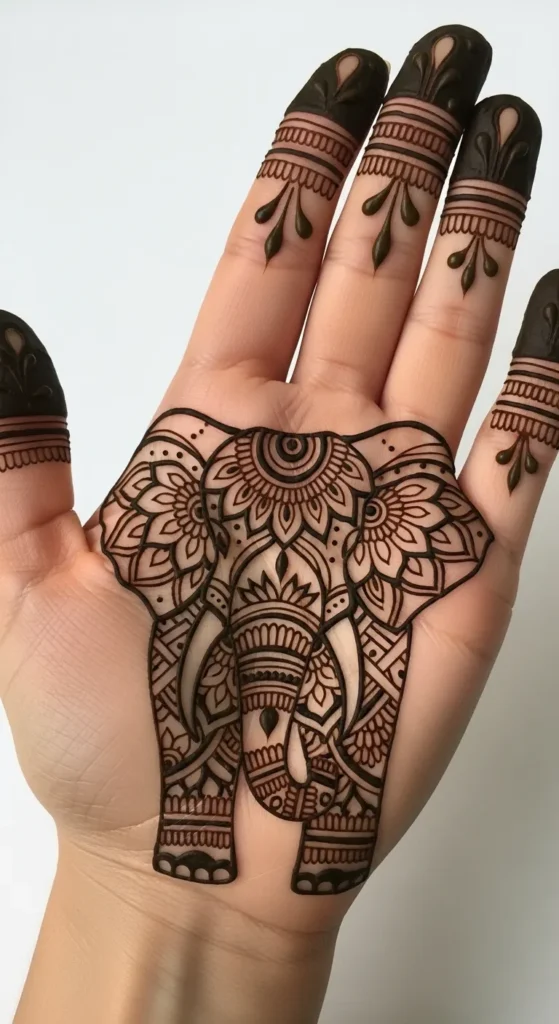 Mandala Elephant Design