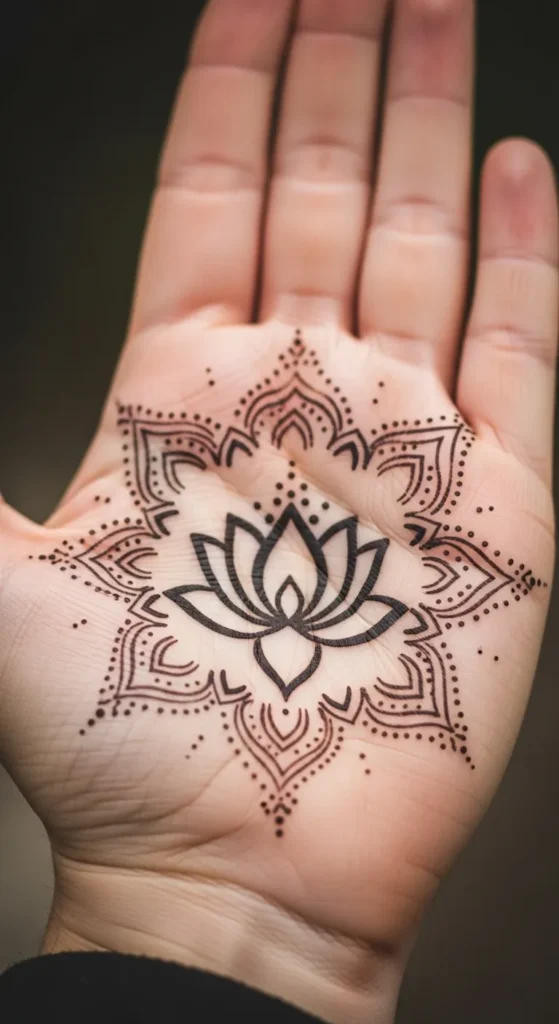 Mandala Lotus Design