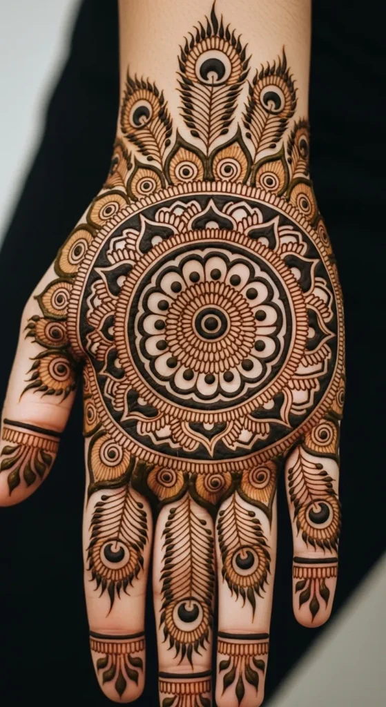  Mandala Peacock Mandala Design