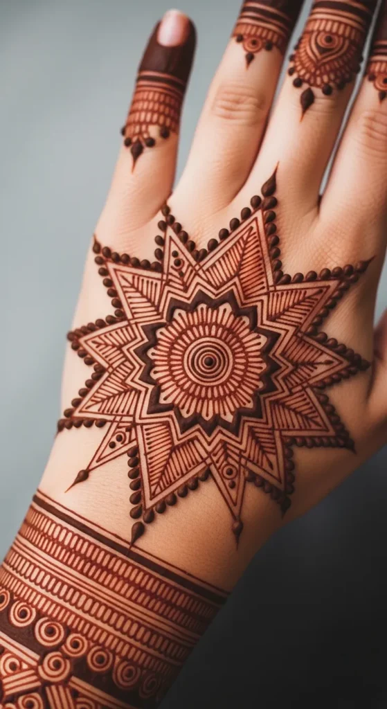 Mandala Starburst Design