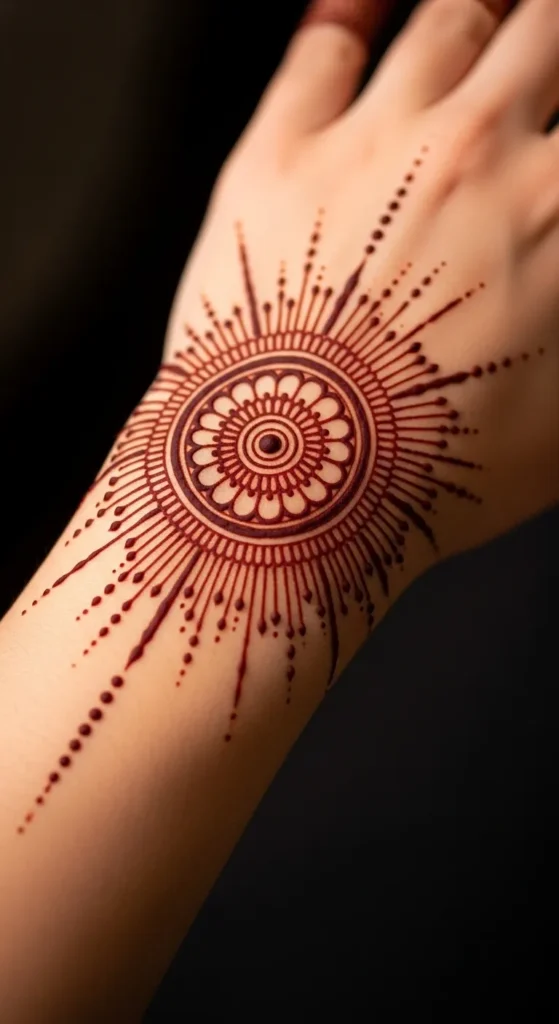 Mandala Sunburst Design