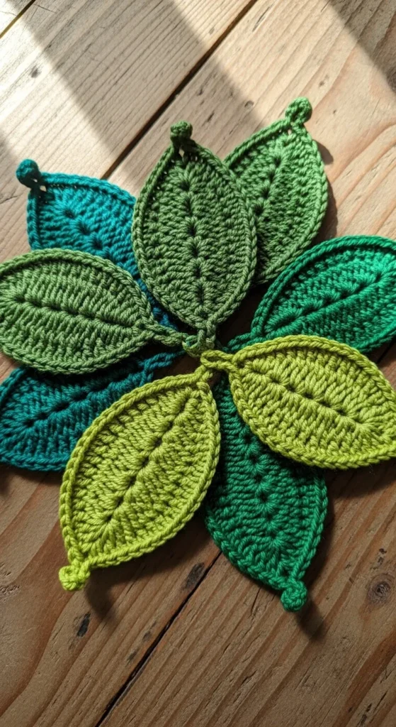 Mini Leaf Keychains