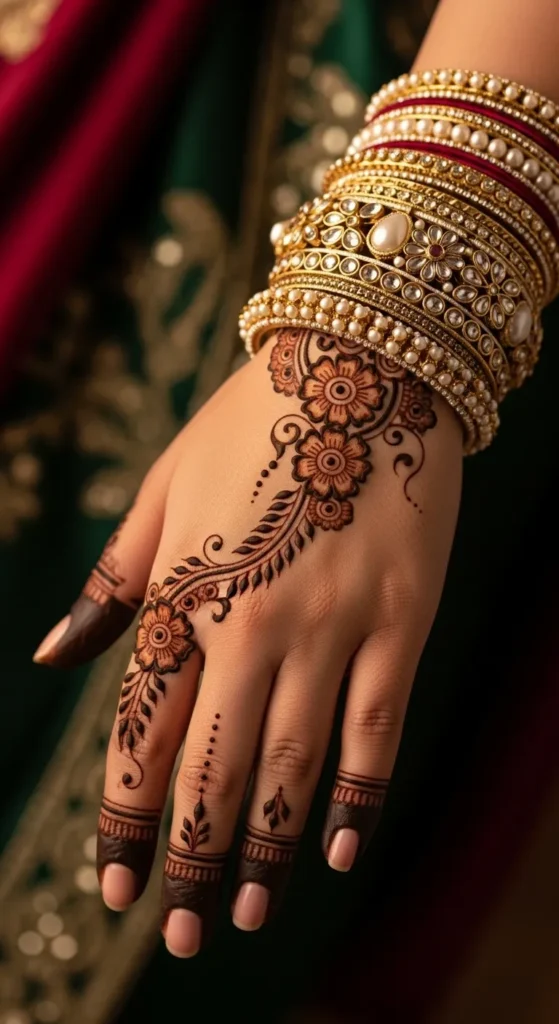 Minimal Floral Wrist Trail