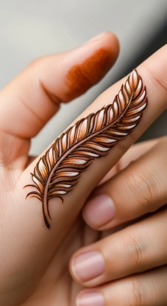 Minimalist Feather Design