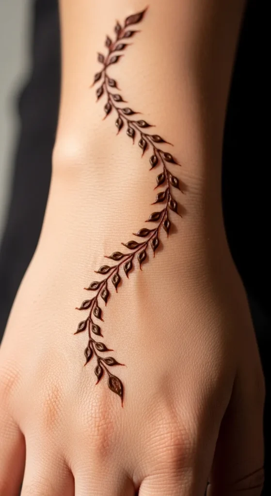 Minimalist Leaf Vine