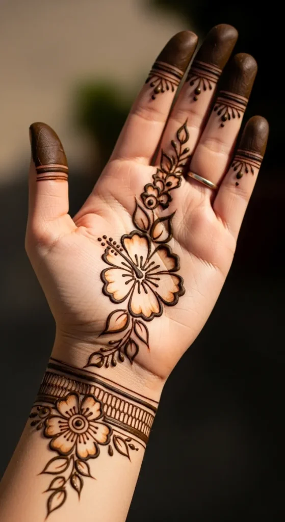 Minimalistic Hibiscus