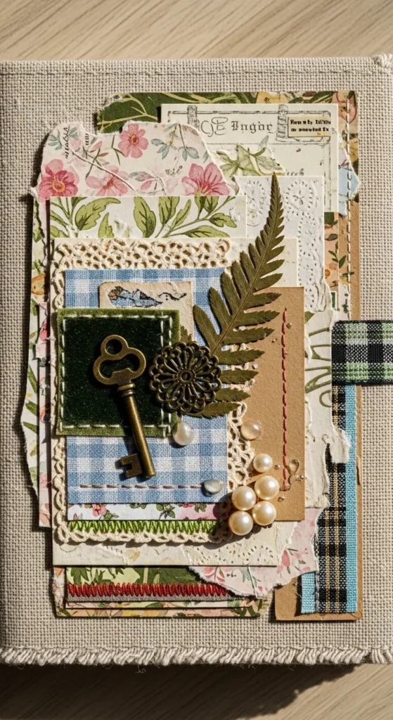 Mixed Texture Collage Cover