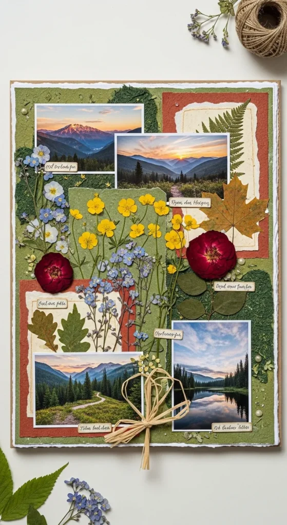  Nature Scrapbook Spread