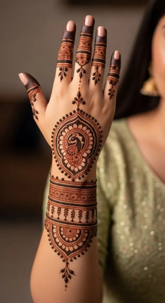 Ornate Mandala Finger Design