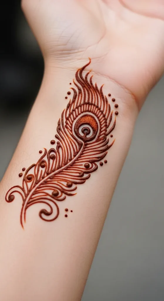 Peacock Feather Design