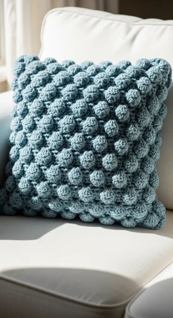 Puff Stitch Pillow