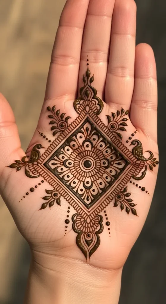 . Royal Diamond Shape at the Center