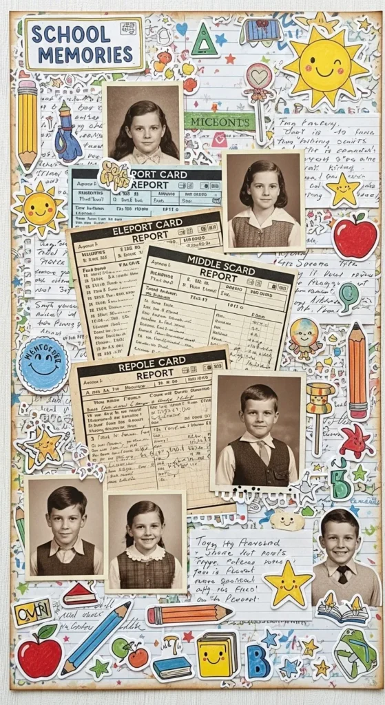 School Memory Scrapbook