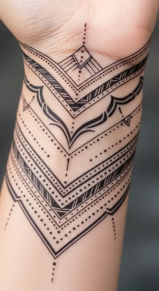  Simple Chevron Patterns on the Wrist