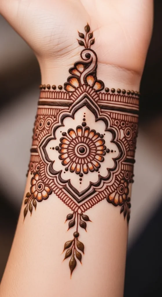 Simple Wrist Mandala