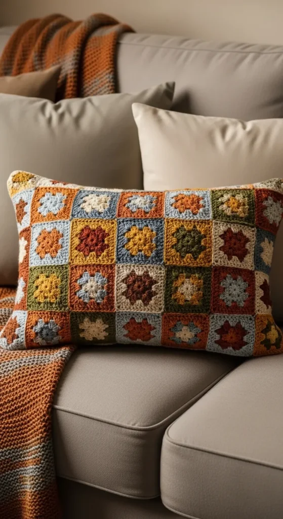 Square Patchwork Pillow