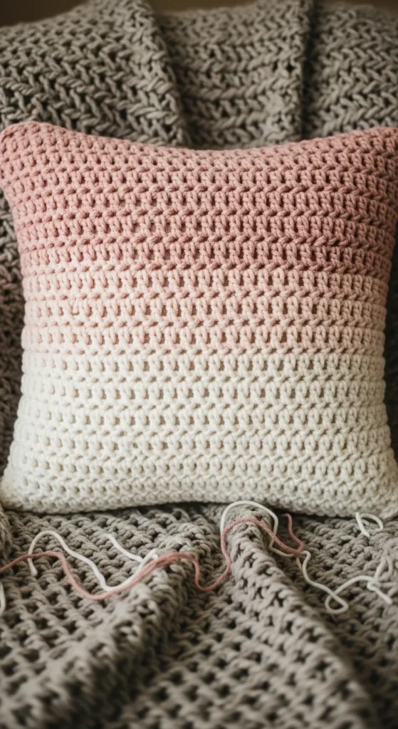 Striped Ombre Pillow
