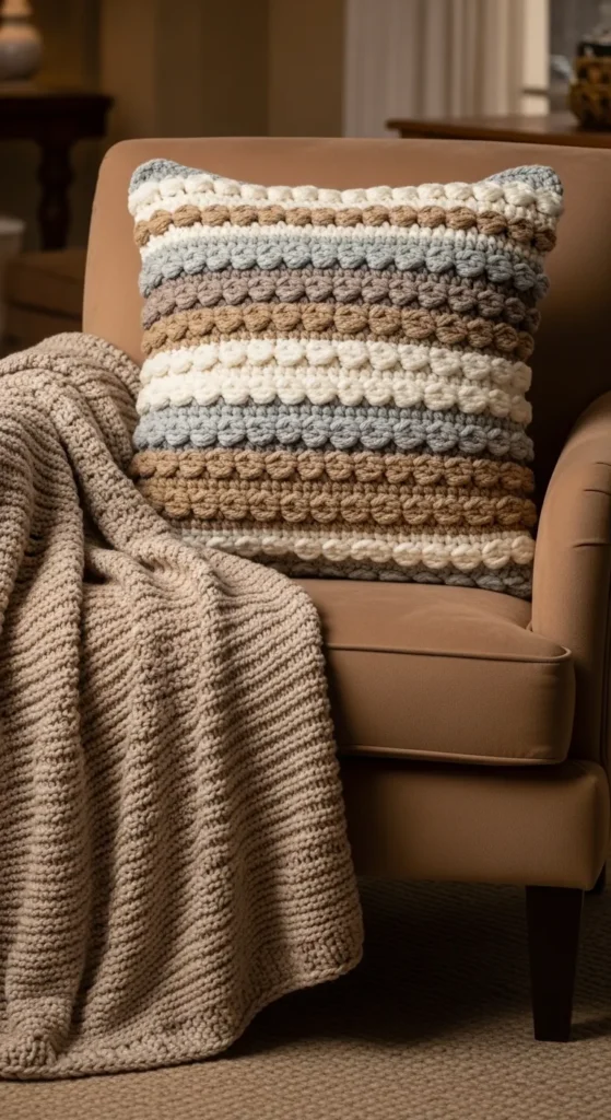 Textured Stripe Pillow