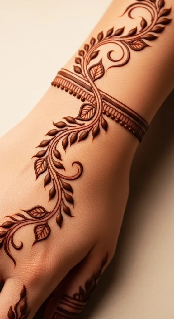 Twining Leaf Design