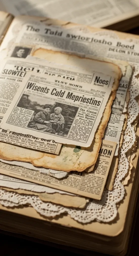 Vintage Newspaper Cover