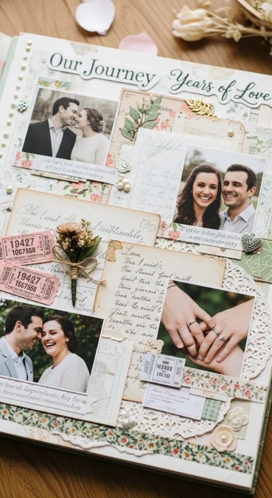 Wedding Anniversary Scrapbook