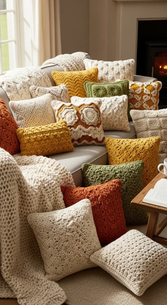 crochet pillow ideas