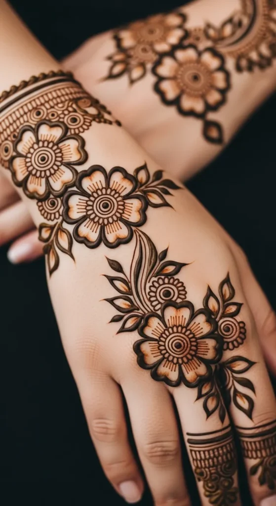 floral mehndi designs