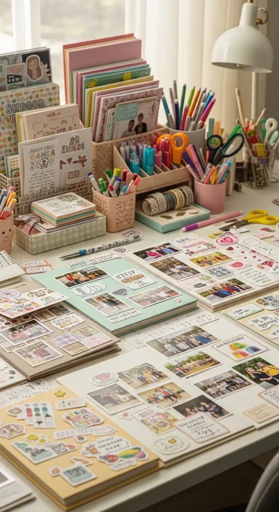 school scrapbook ideas