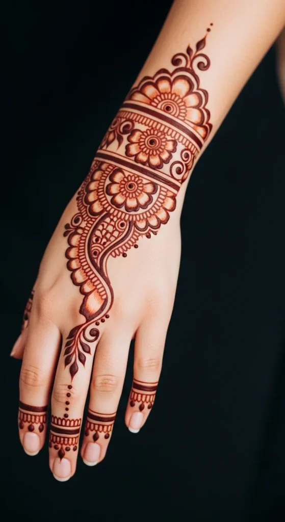 simple Arabic mehndi