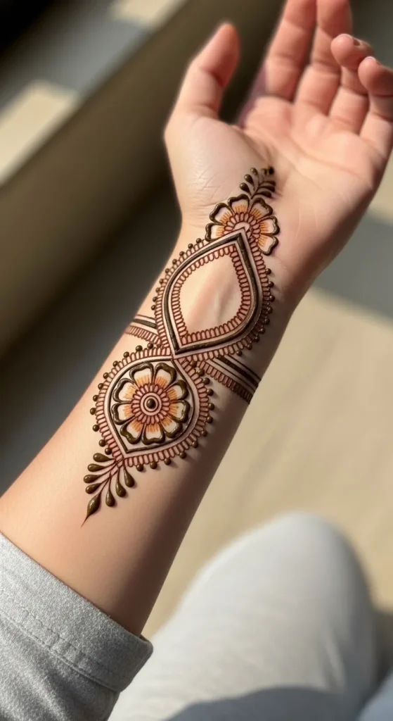wrist mehndi designs