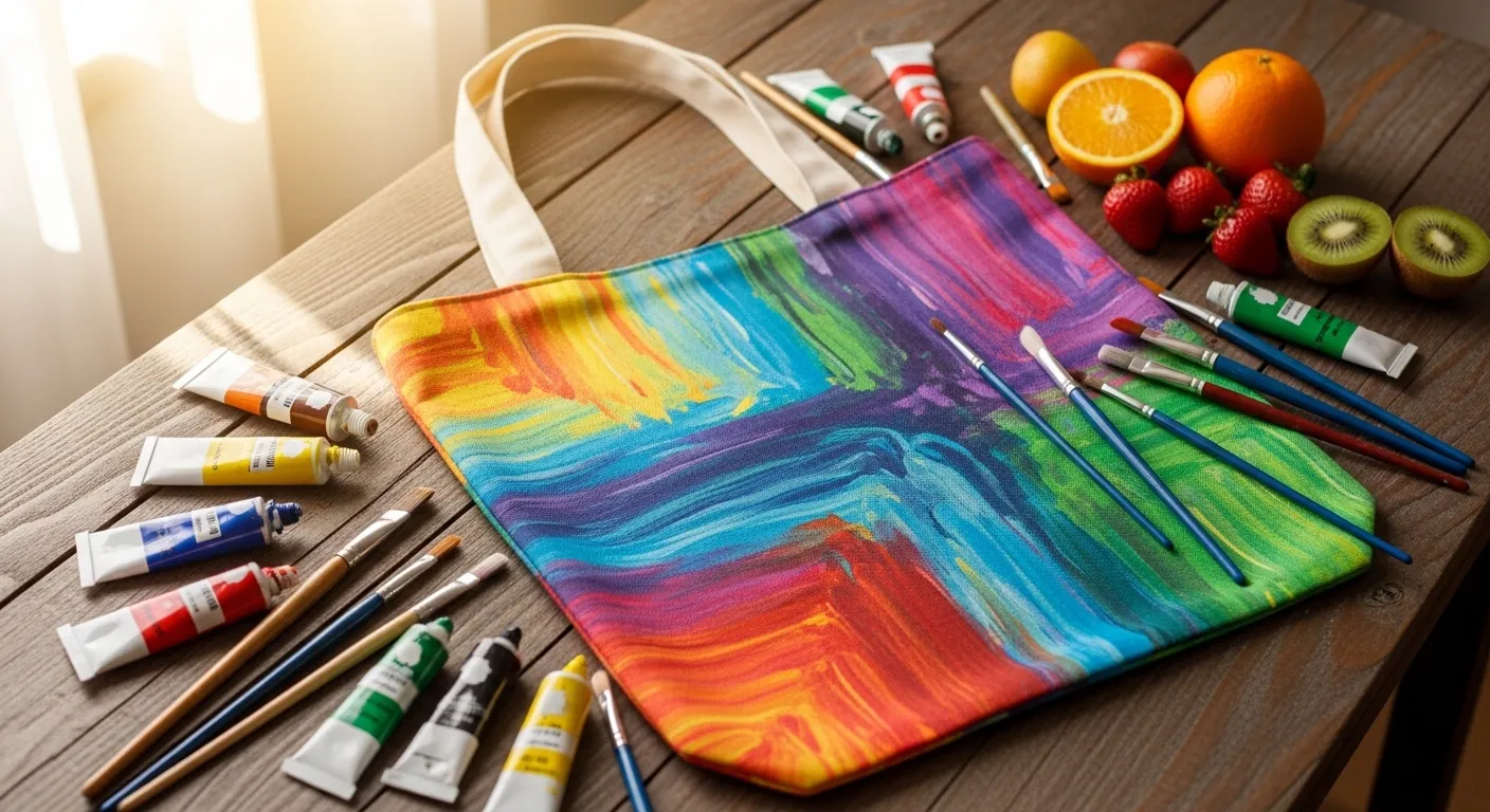 22 Colorful fruit tote bag painting ideas for Fresh and Playful Summer Style