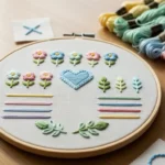 22 Easy simple hand embroidery designs for Beginner-Friendly Stitch Practice