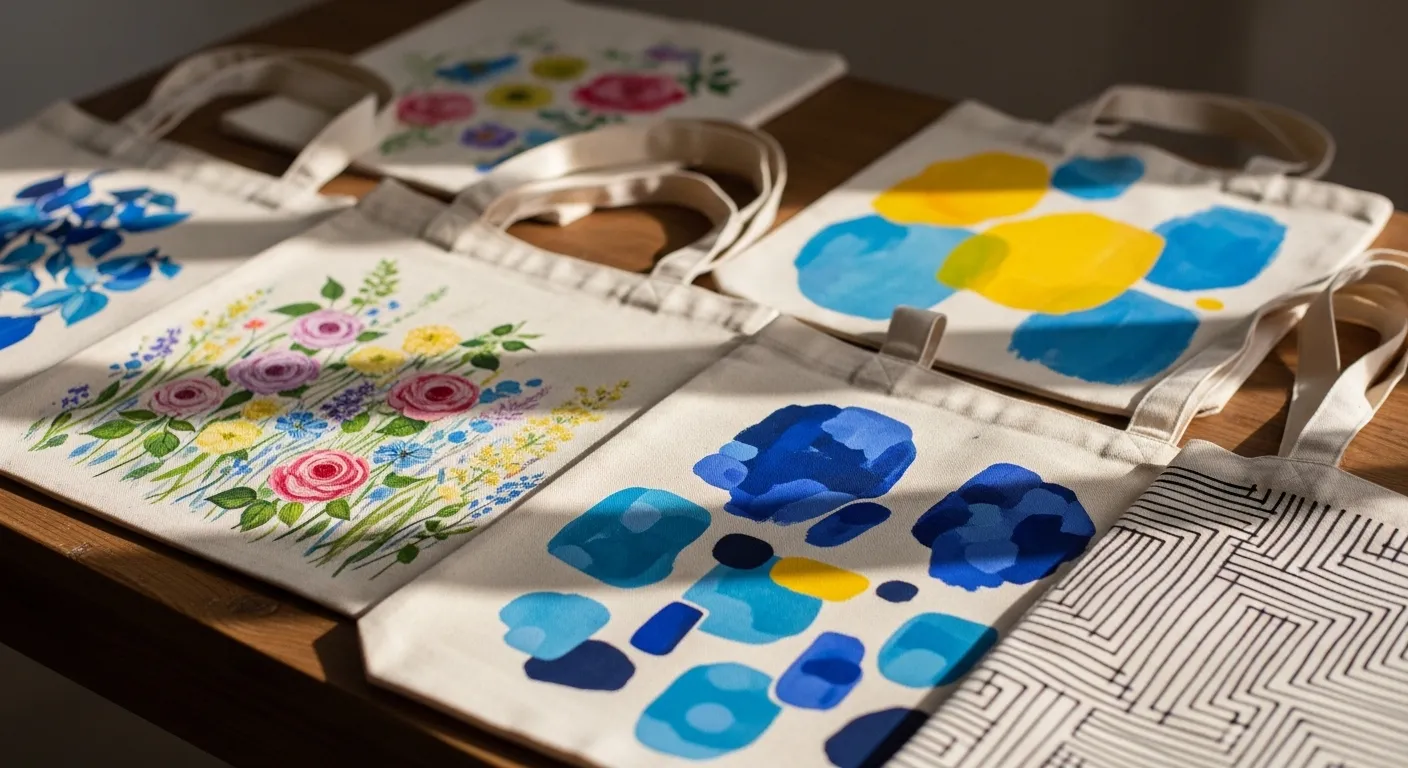 24 Creative Tote Bag Painting Ideas for Stylish and Personalized Accessories