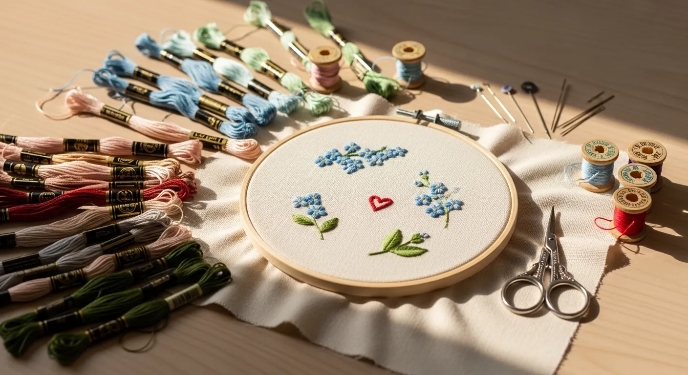 26 Simple easy hand embroidery patterns for Stress-Free and Pretty Stitching
