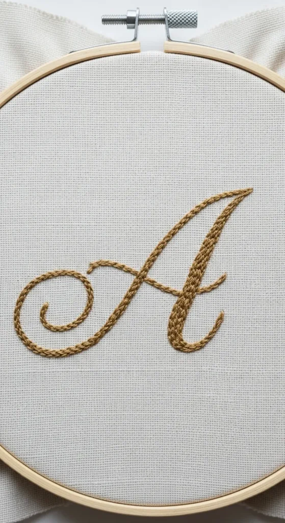 Alphabet Monogram Stitch