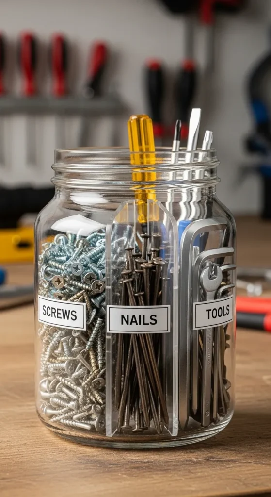DIY Tool Organizer Jar