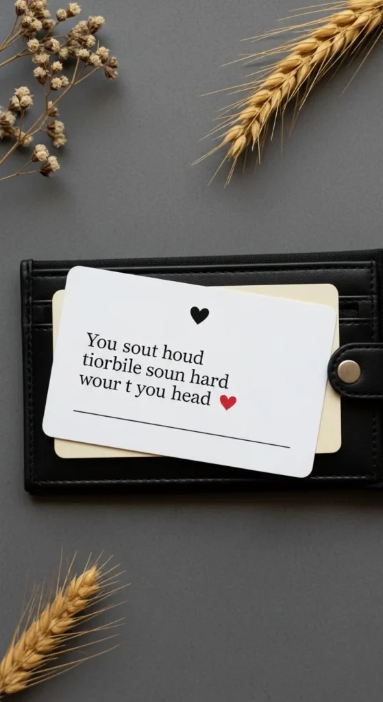 DIY Wallet Insert Card