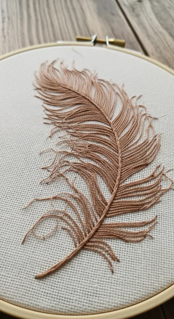 Feather Stitch Line