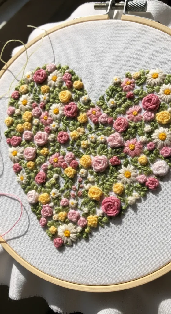 Floral Heart Shape