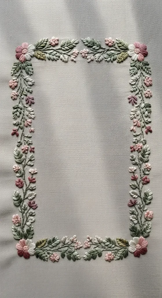 Floral Letter Frame